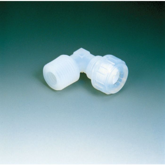 フロンケミカル PFAメイル・エルボー(Fロックシール) LFH-10-R1/4(Tcode:3916499)