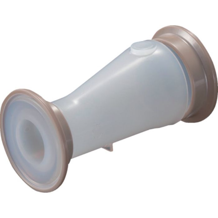 フロンケミカル フッ素樹脂(PFA)サニタリー偏心ヘルールレデューサー1.5S×2S(Tcode:2506120)