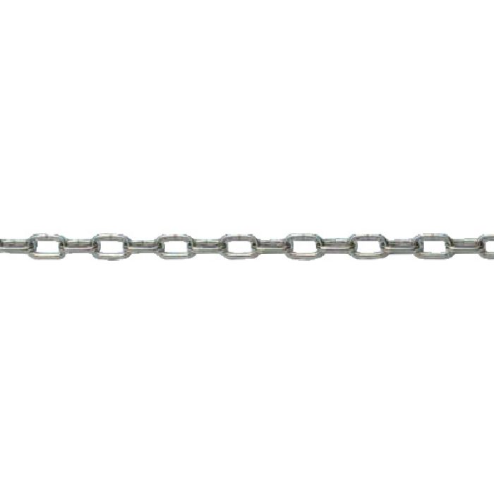 水本 ステンレス チェーン溶接なし30m 線径1.4mm 使用荷重5kgf 耐力荷重10kgf(Tcode:8490208)