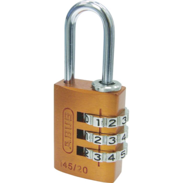 ABUS ナンバー可変式南京錠 145-20 オレンジ(Tcode:4451279)