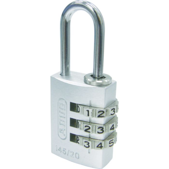 ABUS ナンバー可変式南京錠 145-20 シルバー(Tcode:4451295)