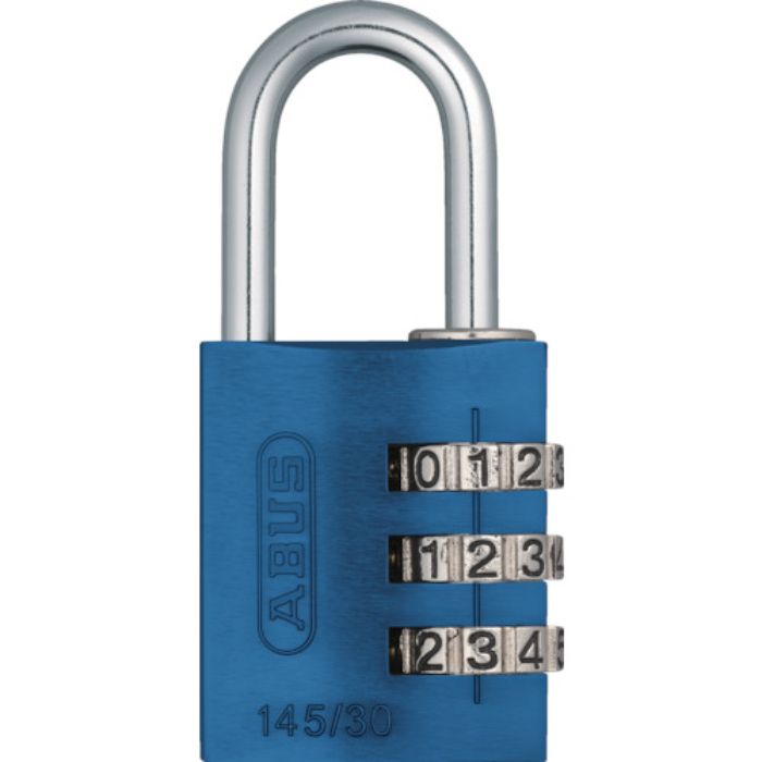 ABUS ナンバー可変式南京錠 145-30 ブルー(Tcode:4451325)