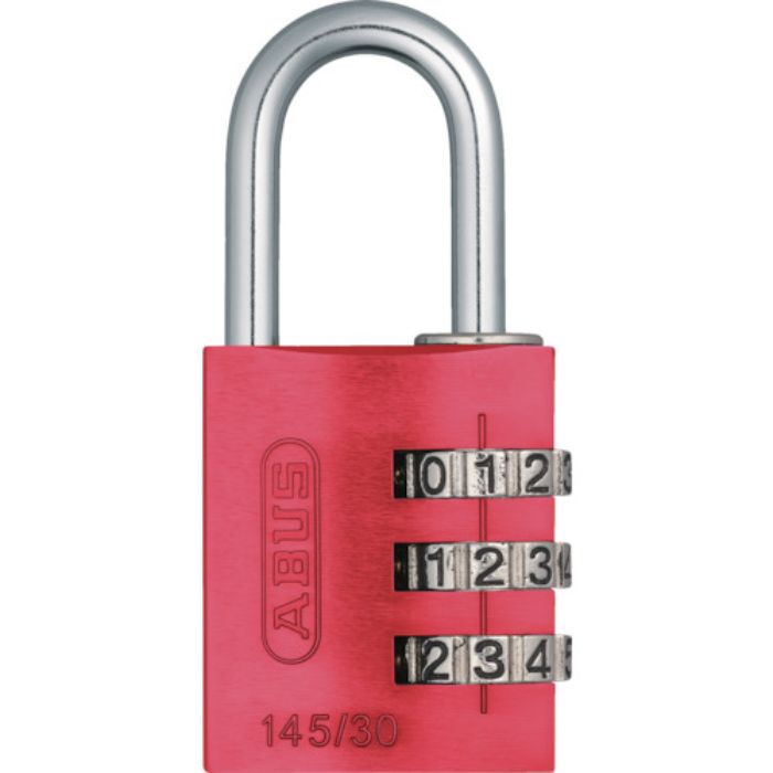 ABUS ナンバー可変式南京錠 145-30 レッド(Tcode:4451341)