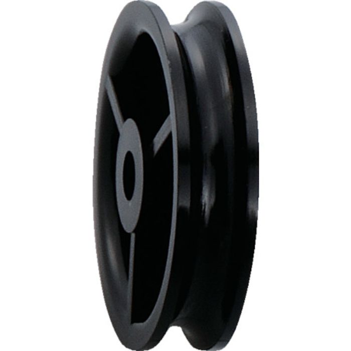 ヨコヅナ 黒ナイロン車 車のみ 25mm 丸(Tcode:8495819)