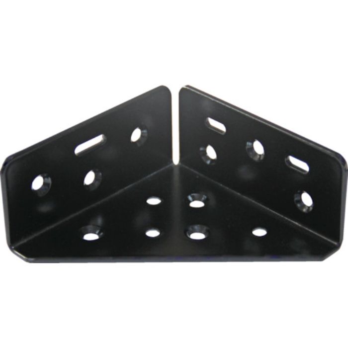 TRUSCO 2x4サポート 黒粉体塗装 コーナー金具(Tcode:3963325)