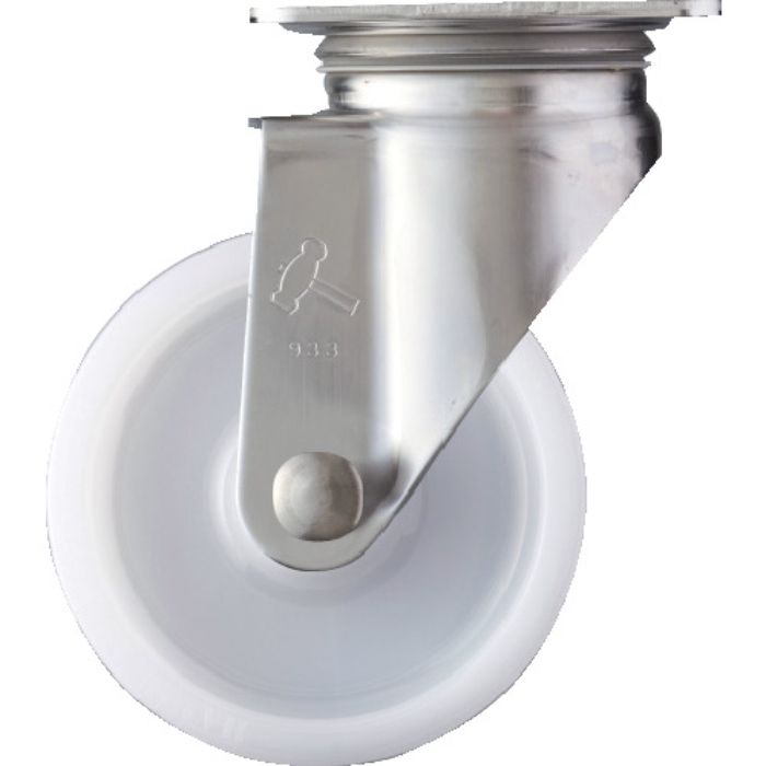 ハンマー Sシリーズオールステンレス 旋回式ナイロン車輪 125mm(Tcode:3346919)
