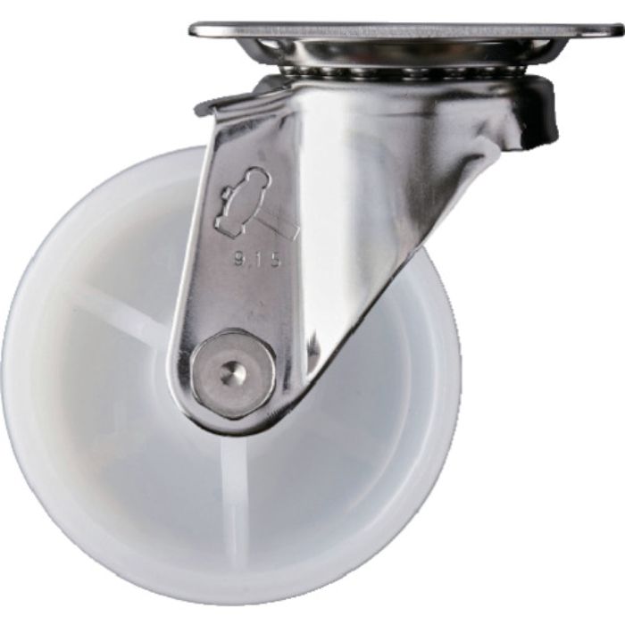 ハンマー Sシリーズオールステンレス 旋回式ナイロン車輪 75mm(Tcode:3301150)