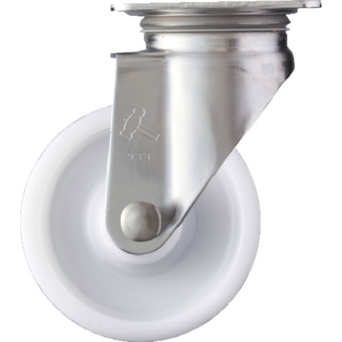 ハンマー Sシリーズオールステンレス 旋回式ナイロン車輪(ローラーベアリング)125mm(Tcode:8140489)