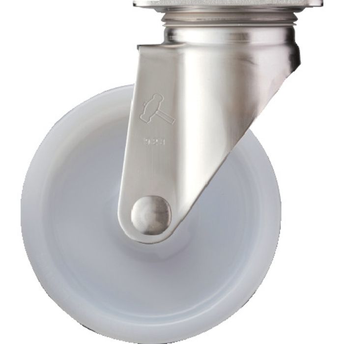 ハンマー Sシリーズオールステンレス 旋回式ナイロン車輪(ローラーベアリング)150mm(Tcode:8142133)