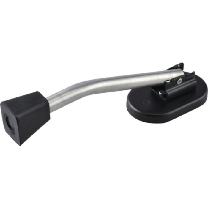 緑十字 ドアストッパー(マグネット取付タイプ) 黒 DMDP151-1 290×61×35mm(Tcode:8151600)