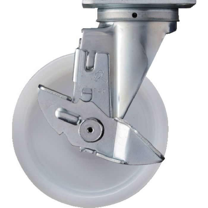 ハンマー 旋回式ナイロン車輪 150mm ストッパー付(Tcode:3670431)