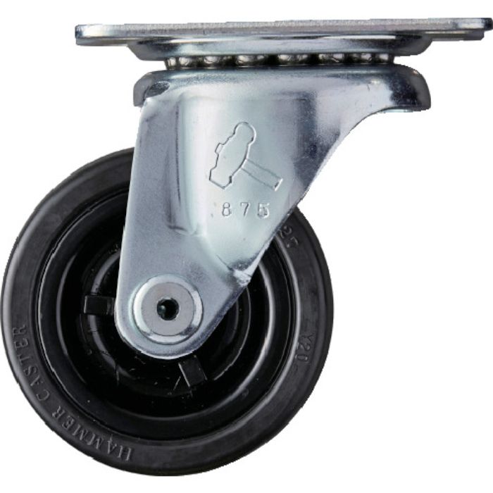 ハンマー 旋回式ゴム車輪 65mm(Tcode:1252470)