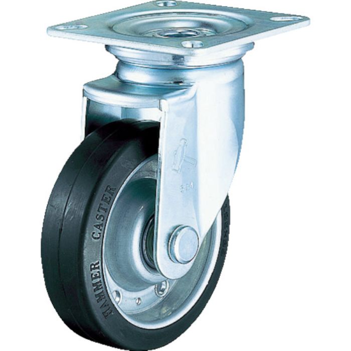ハンマー 特殊ゴム車 Jシリーズ 自在 100mm(Tcode:8361510)