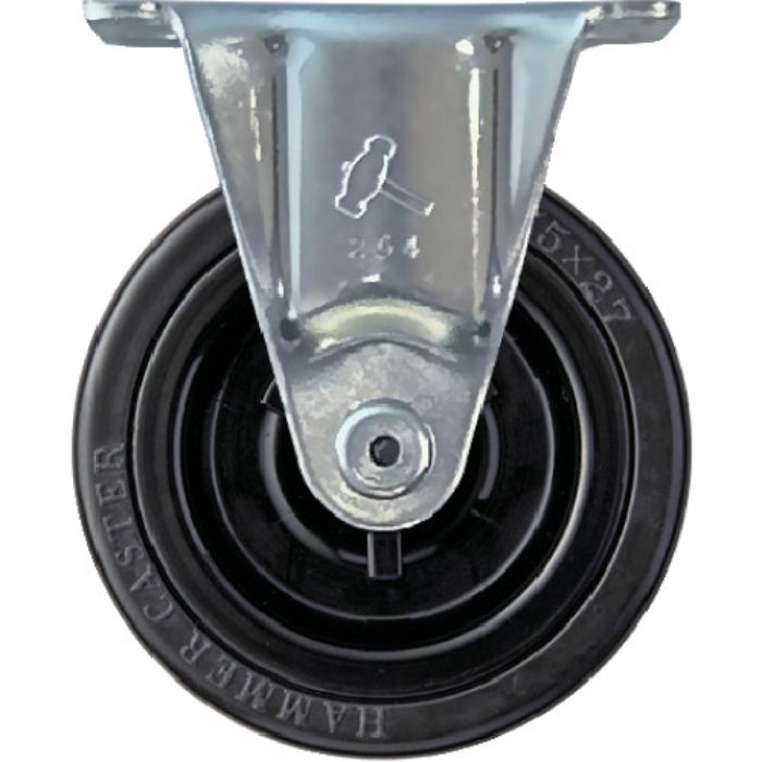 ハンマー キャスター固定ゴム車75mm(Tcode:1252941)