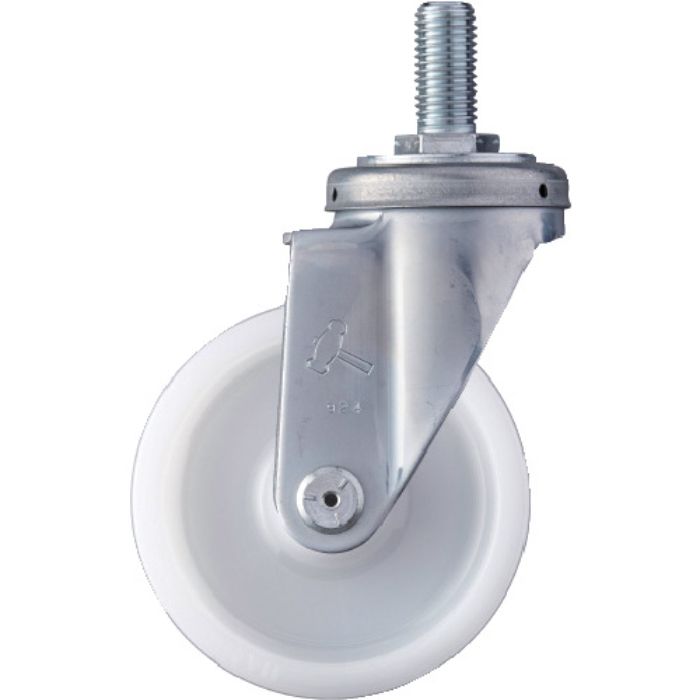 ハンマー ねじ込み旋回式ナイロン車輪 125mm(Tcode:3671348)