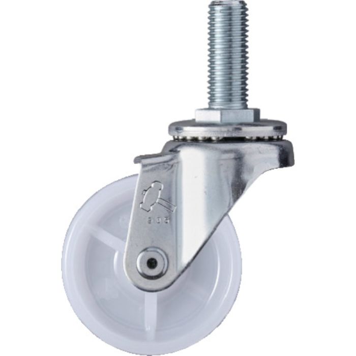 ハンマー ねじ込み旋回式ナイロン車輪 65mm(Tcode:3671372)