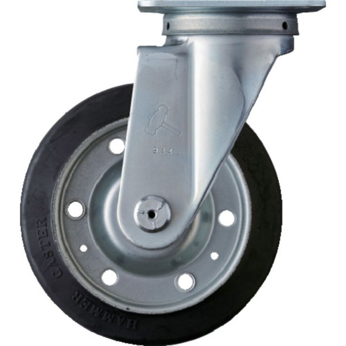 ハンマー 旋回式ゴム車輪 150mm(Tcode:1277261)