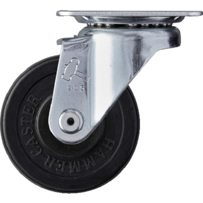 ハンマー 旋回式ゴム車輪 65mm(Tcode:1251562)
