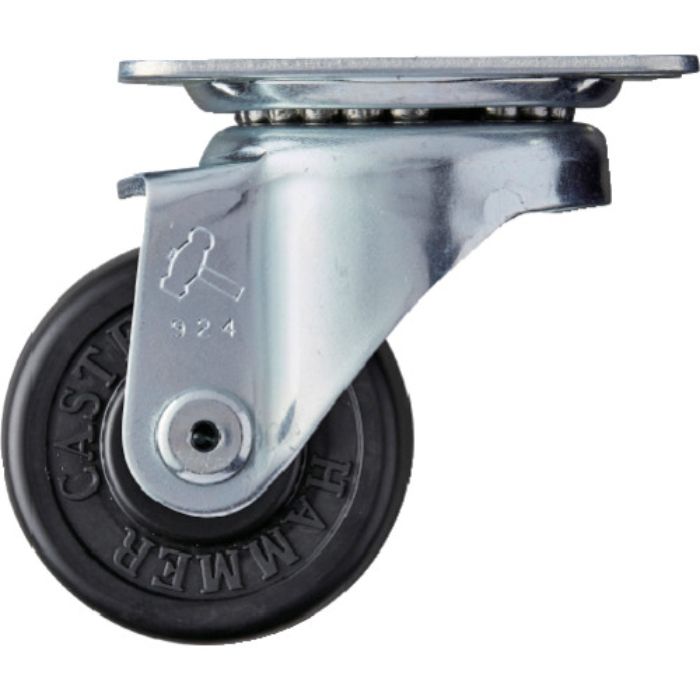 ハンマー 旋回式ゴム車輪 50mm(Tcode:1251546)