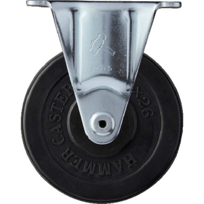 ハンマー 固定式ゴム車輪 75mm(Tcode:1251899)