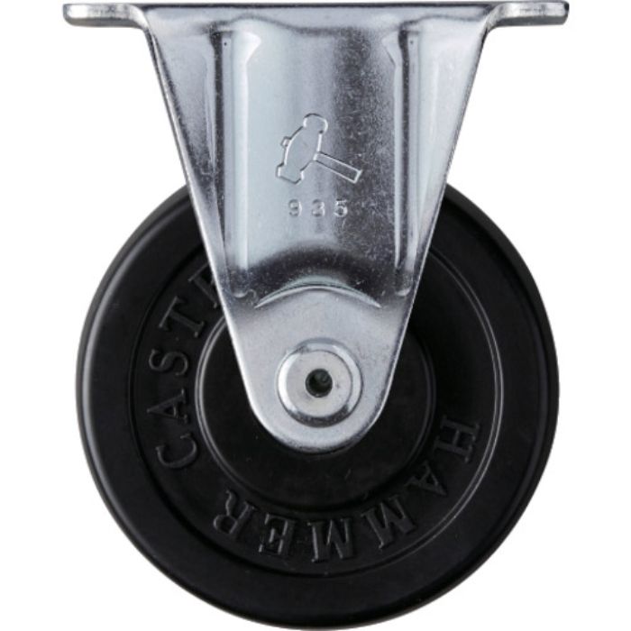 ハンマー 固定式ゴム車輪(ローラーベアリング)65mm(Tcode:8144399)