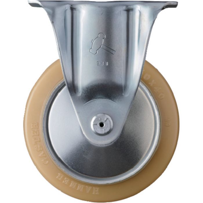 ハンマー 固定式ウレタン車輪(スチールホイール・ローラーベアリング)150mm(Tcode:3984966)