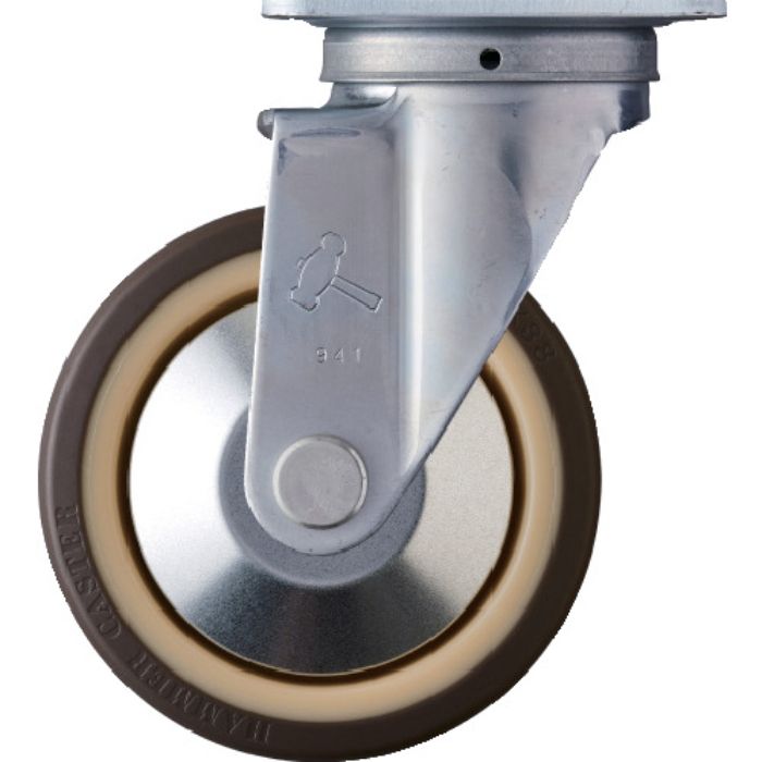 ハンマー キャスター自在ウレタン車125mm(Tcode:1251635)
