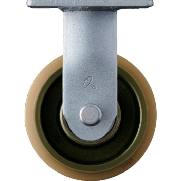 ハンマー 重荷重用固定式ウレタン車輪(イモノホイール・ラジアルボールベアリング)125mm(Tcode:8143279)