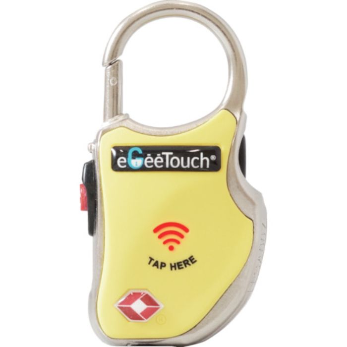 ジェーエスビ eGeeTouchスマートトラベルロック(黄)(Tcode:3589073)