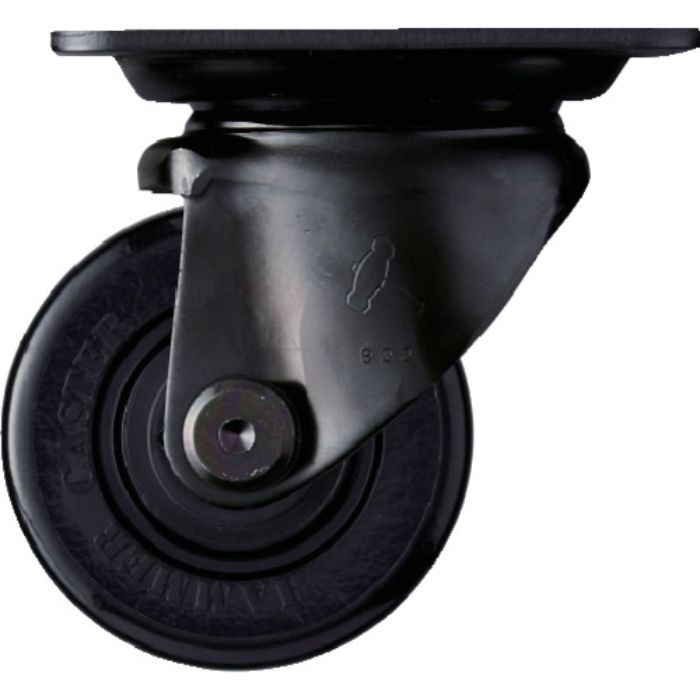 ハンマー 低床重荷重用旋回式ナイロン車輪(ボールベアリング)75mm(Tcode:2772931)