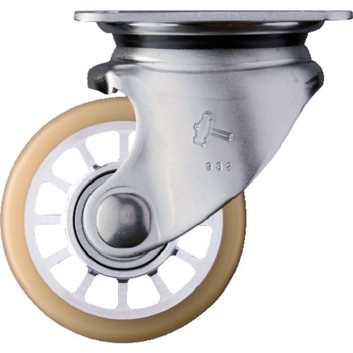 ハンマー SUS 低床式重荷重用 自在 ウレタンB車75mm(Tcode:3382200)