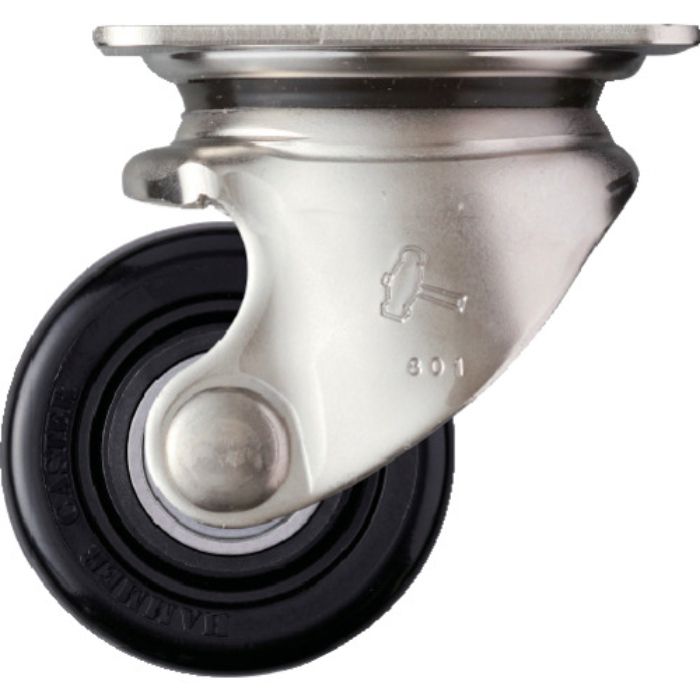 ハンマー オールステンレス低床重荷重用ナイロン車輪(ラジアルボールベアリング)65mm(Tcode:8144435)