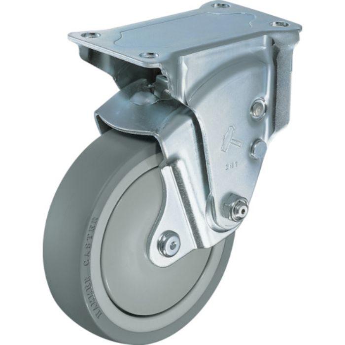 ハンマー クッションキャスター固定式ウレタン車輪100mm 線径2.0mm(Tcode:3195830)