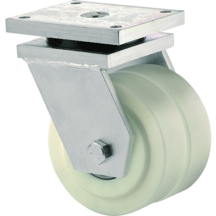 テンテキャスター 低床式超重荷重用双輪キャスター“OMIKRON TWIN”(強化ナイロン車) φ100 自在式(Tcode:1154845)