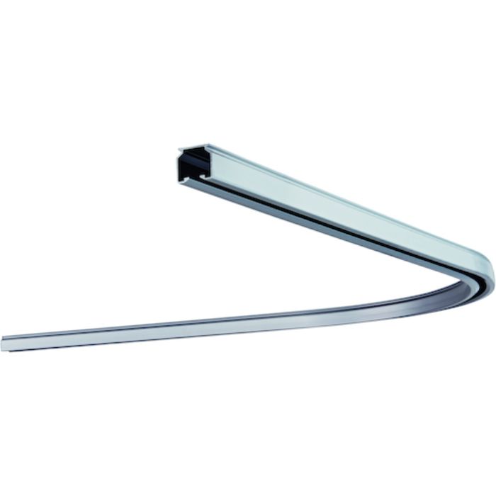 岡田 カーテンレール D25カーブレール800×800×300Rアルミ(Tcode:1040935)