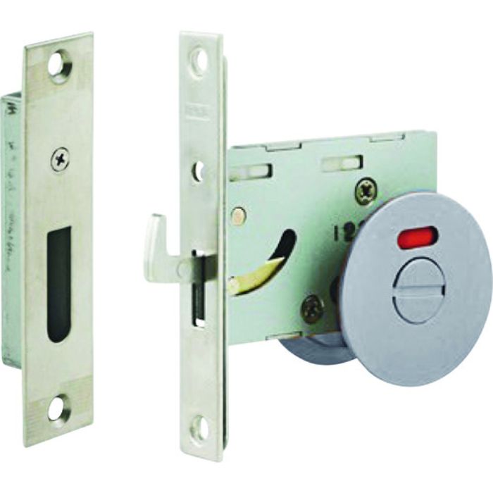 MK ケース引戸鎌錠 シルバー (表示付) B/S38mm(Tcode:1435220)