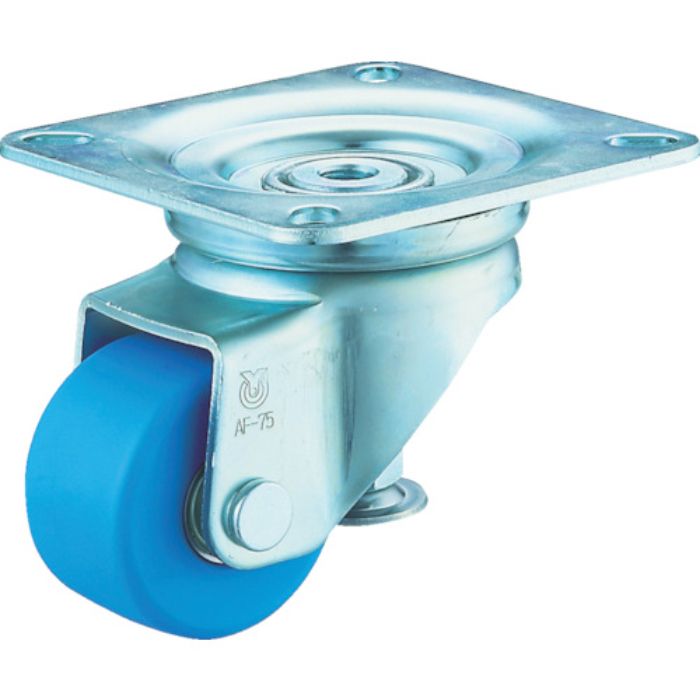 ユーエイ プレート式 自在 アジャスター付キャスター モノマーキャストナイロン 車輪径100mm  AFタイプ AF型 取付寸法115×115(105×105)(Tcode:4372361)