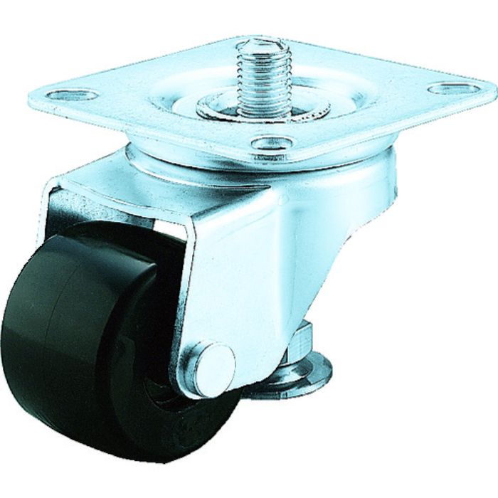 ユーエイ プレート式 自在 アジャスター付キャスター 強化ナイロン 車輪径50mm  AFタイプ AF型 取付寸法80×80(75×75)(Tcode:2783657)