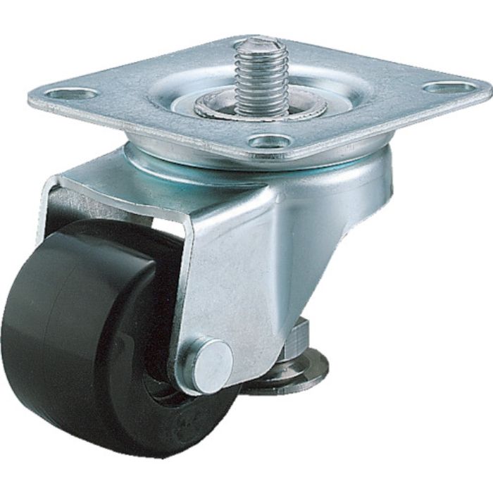 ユーエイ プレート式 自在 アジャスター付キャスター 強化ナイロン 車輪径65mm  AFタイプ AF型 取付寸法80×80(75×75)(Tcode:2783665)