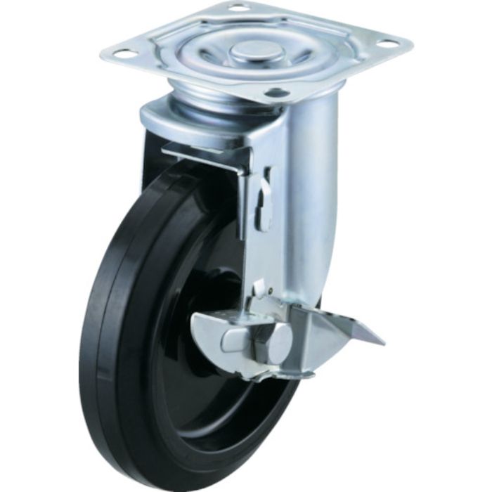 ワコーパレット エアーキャスター(自在車ストッパー付) 125mm ゴム車(Tcode:3051854)