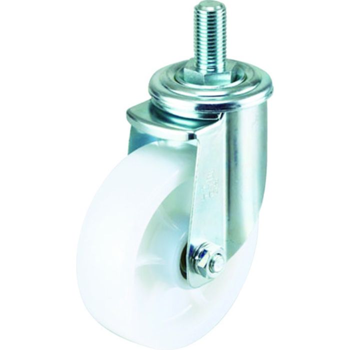 ワコーパレット エアーキャスターねじ込みタイプ(自在)125mm ナイロン(B入)車(Tcode:4323645)