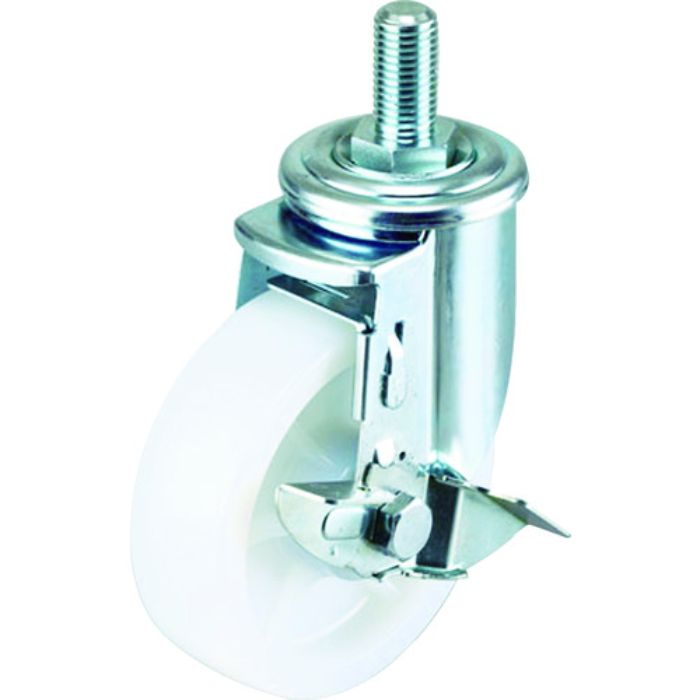 ワコーパレット エアーキャスターねじ込みタイプ(自在S付)125mm ナイロン(B入)車(Tcode:4323653)