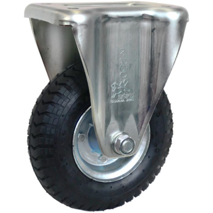 シシク 空気入車輪付キャスター 固定 220mm(Tcode:3985440)