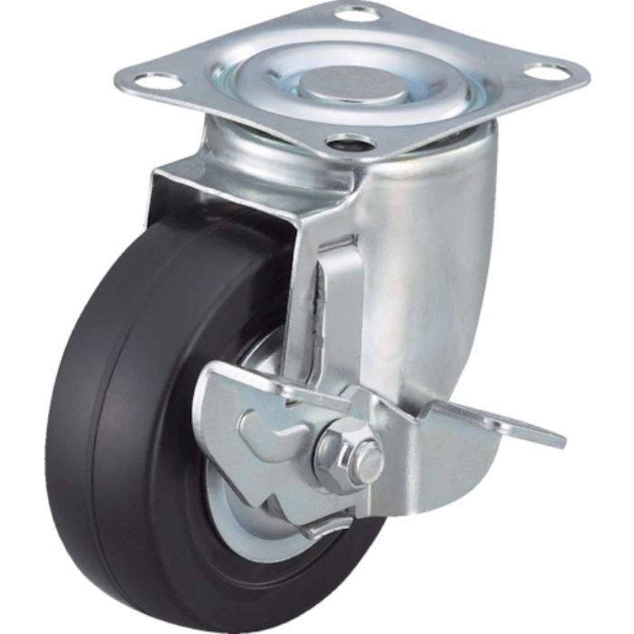 ワコーパレット エアーキャスター(自在車ストッパー付) 50mm ゴム車(Tcode:3052133)