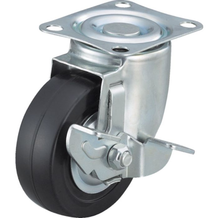 ワコーパレット エアーキャスター(自在車ストッパー付) 65mm ゴム車(Tcode:3819500)