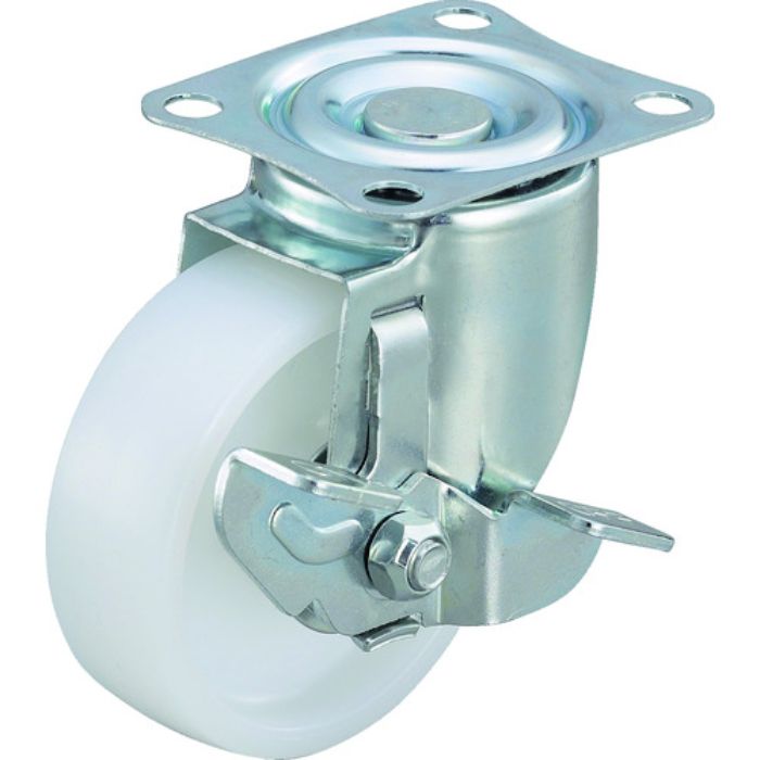 ワコーパレット エアーキャスター(自在車ストッパー付) 75mm ナイロン車(Tcode:3052214)