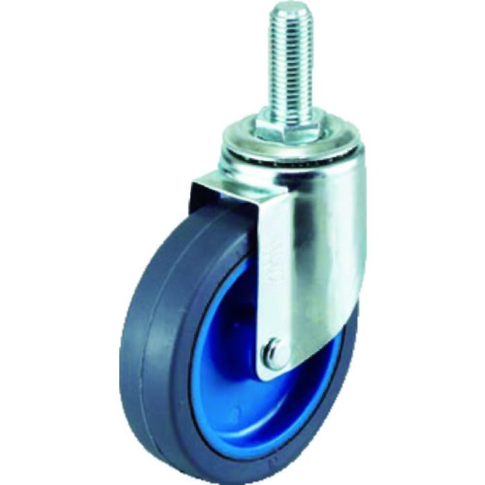 ワコーパレット エアーキャスターねじ込みタイプ(自在車) 100mm ナイロンホイールゴ(Tcode:4323688)