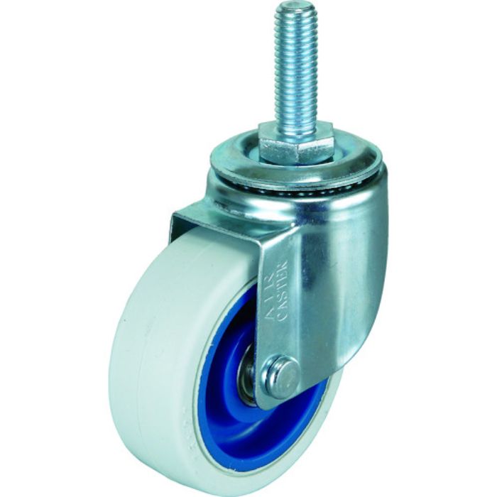 ワコーパレット エアーキャスターねじ込みタイプ(ホワイトゴム自在車)(Tcode:3657906)