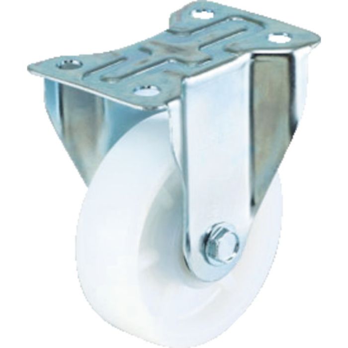 ワコーパレット エアーキャスター(固定車) 100mm ナイロン(ベアリング入)車(Tcode:4323874)