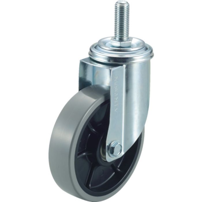 ワコーパレット エアーキャスターねじ込みタイプ(自在車) 荷重120 車輪径100幅32(Tcode:3282465)